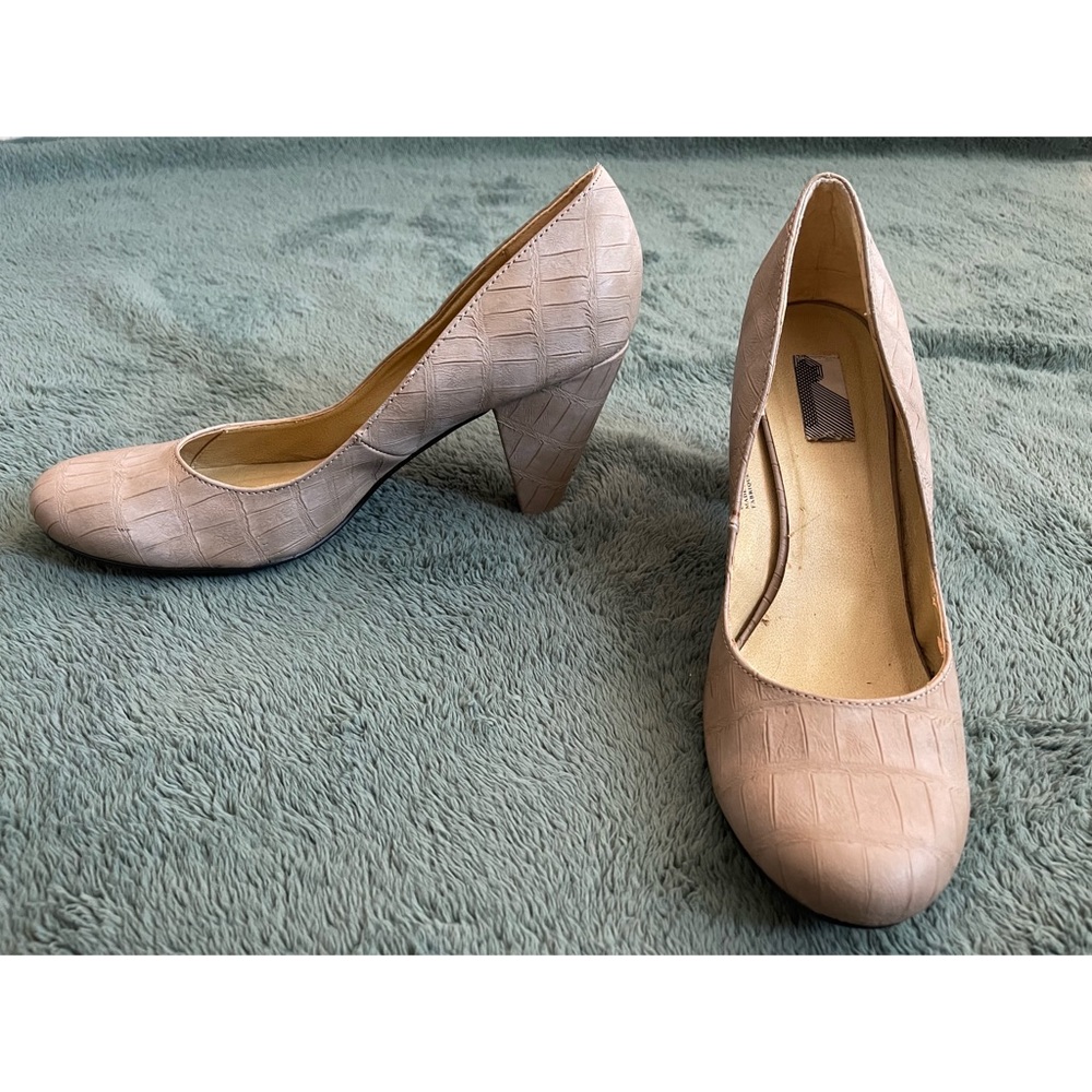Faux Crocodile Heels